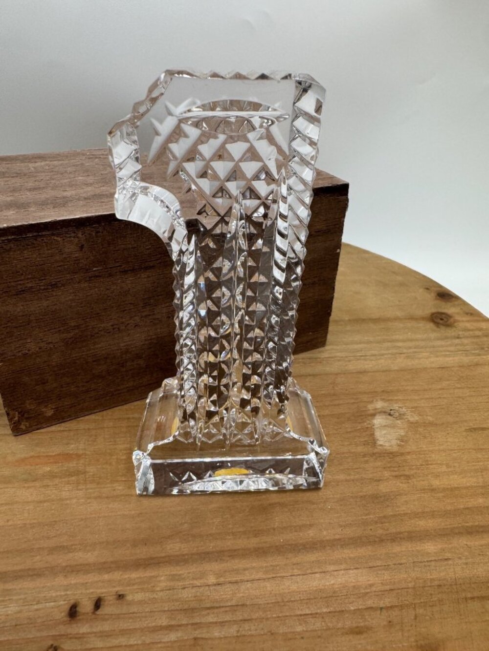 Waterford crystal #1 Paperweight 5" Tall Figurine 3D gift surprise present